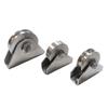 Guide Pulley Wheel Assembly with Two-Hole Mount for Window Roller Repair Door Track Hardware and Guided Motion Support