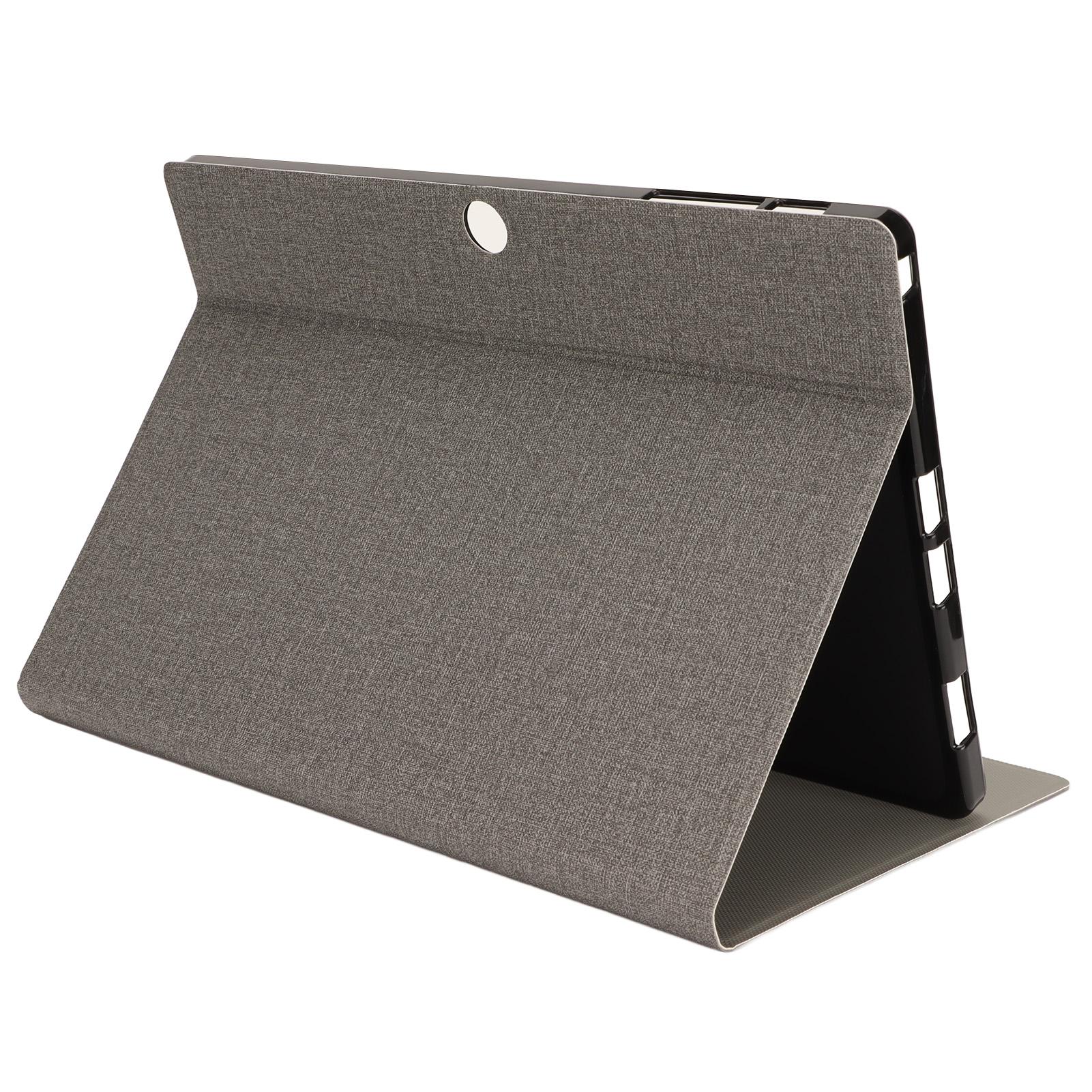 Housse Universelle pour Tablette Légère Fine Étanche Réglable Portable Cuir Artificiel Housse de Protection pour Cube Iplay9T gris