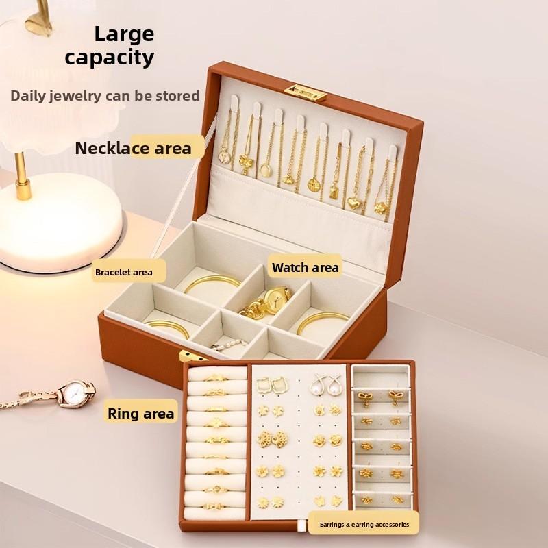 Vintage Jewelry Box High End Exquisite Storage For Necklaces And Earrings For Gift Giving