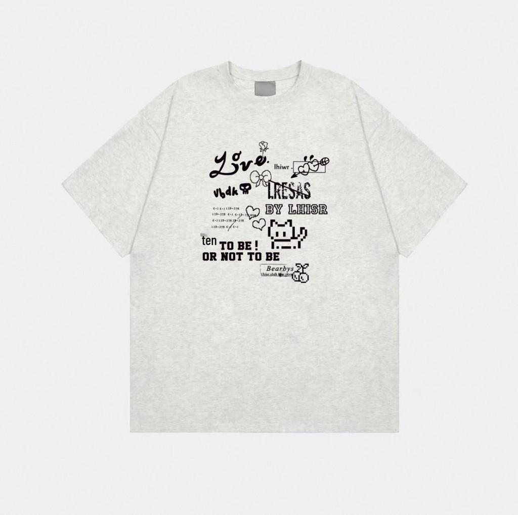 Retro American Plus Size Pure Cotton Women's Short Sleeve T-shirt - Summer 2026 Oversized Loose Fit