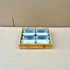 Bamboo Divided Food Tray Set