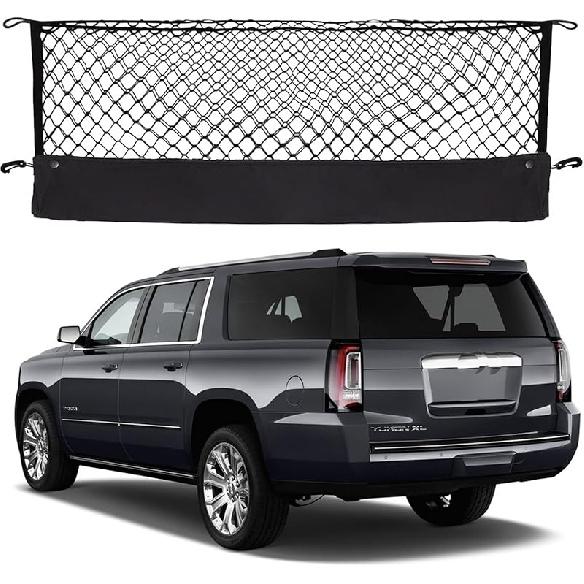 Cargo Net Truck Bed Trunk Compatible With 2025 2024 -2013 Chevrole Pickup Chevy Silverado & Colorado WT LS LT LTZ & GMC Sierra 1500/2500HD/3500HD Car