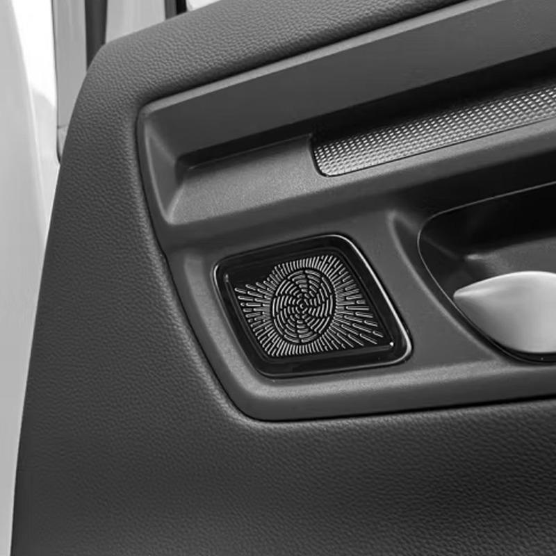Stainless Steel Car Rear Door Audio Speaker Cover Trim Decoration Sticker For Honda CRV CR-V 2024 Auto Interior Accessories