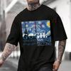 Men Clothing New Best Of Creative Gogh Graphic Cotton Moto T-Shirt Casual Short Sleeve O-neck Tshirt Summer Top Tees