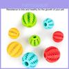Durable Elastic Rubber Dog Toy Ball For Teeth Cleaning And Interactive Play