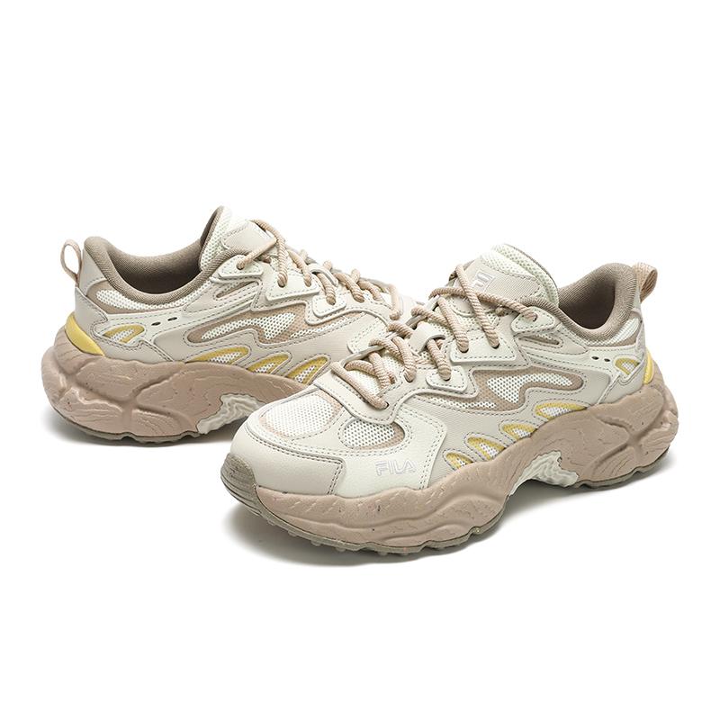 Fila Scarpe Casual alla Moda con Suola Spessa da Donna Fern Grigio Bianco F12W431110FGF