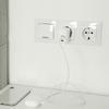 Qoltec Ładowarka Sieciowa 45W Gan  | 5-20V | 1.5-3A | 1 X Usb-C Pd | 1 X Usb Qc 3.0 | Biała