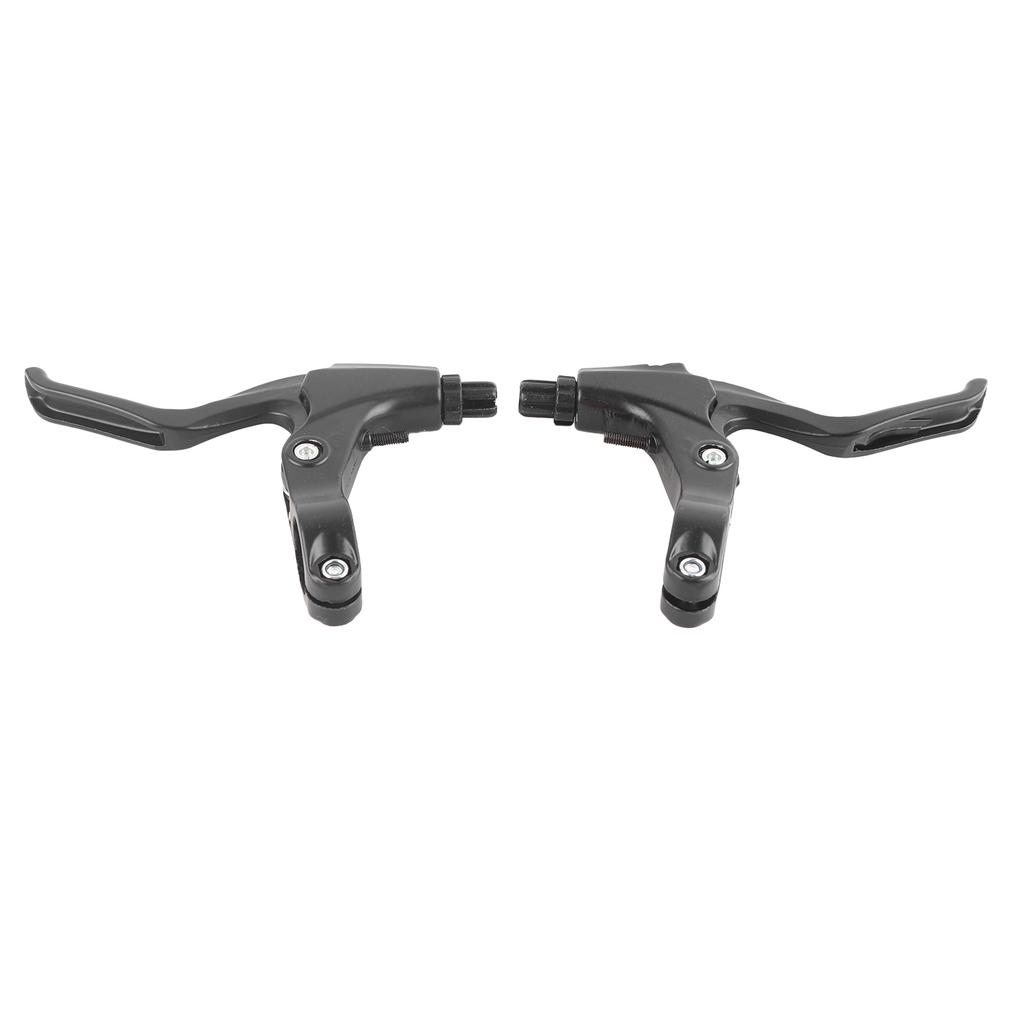 A Pair of Lightweight All Aluminum Alloy Wear Resistant Black Bicycle Brake Lever Handle Bike Cycling Equipment