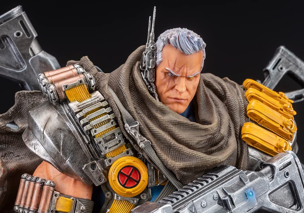 MARVEL UNIVERSE Cable FINE ART STATUE Signature Series Kucharek Brothers Scale Cold Cast Hot Figure MK363 Feat.. 1/6