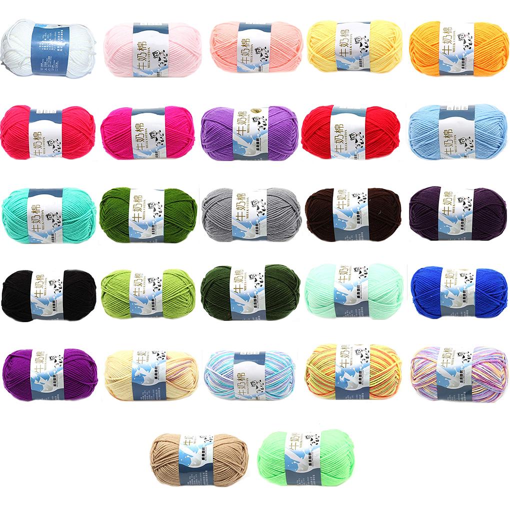 Baby Soft New 1 Ball X 50g Special Thick Worsted 100% Cotton HAND Knitting Yarn