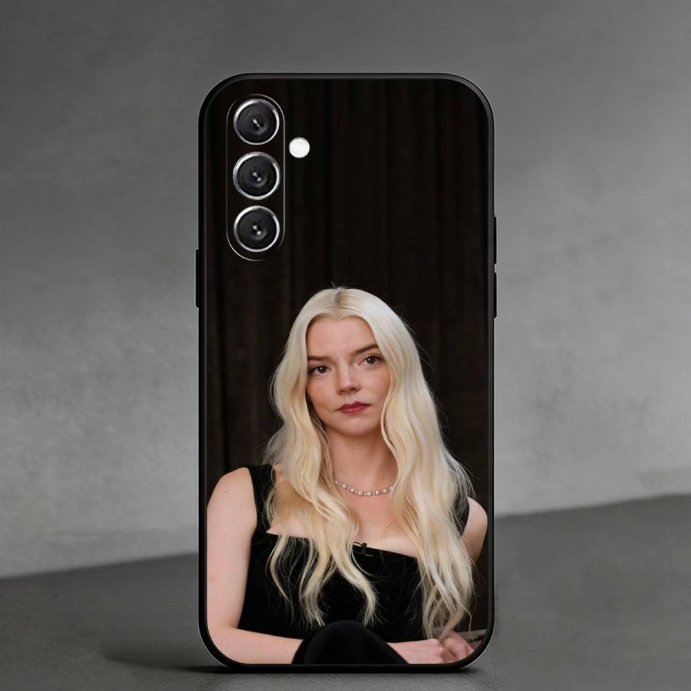 A-Anya Taylor-Joy Handyhülle Für Samsung Galaxy A91,80,73,72 ,71,53,52,32 ,31,22,21s,20,Weiche Schwarze Hülle