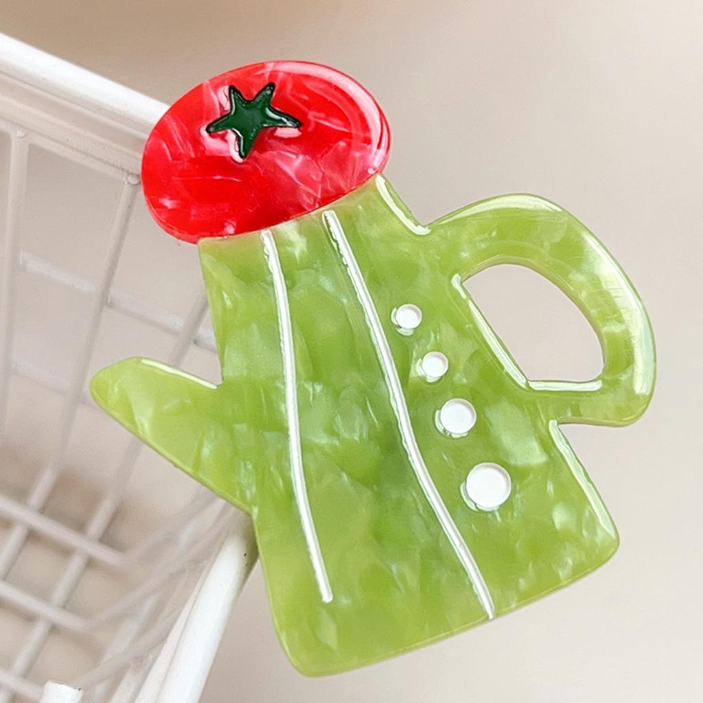 Cartoon Theme Hair Clip Acrylic Side Barrette Hair Styling Accessories For Women Girl Party and Everyday Wear