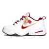 Nike Air Monarch 4 Slip Resistant Abrasion Resistant Low top Casual Shoes Unisex White Red IB4607-171(Team628-)