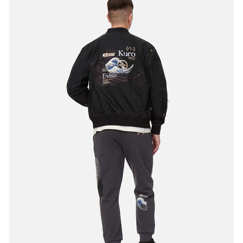 EVISU Baseball Jackets Men's Baseball Collar Moderate Other 2ESGNM2JK741XXNP