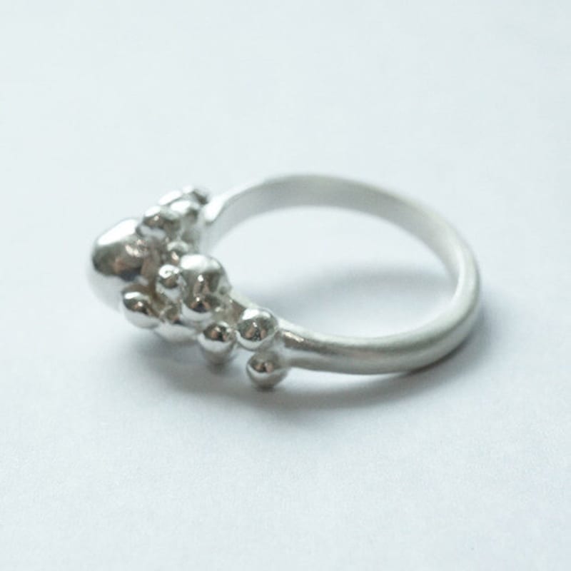 Vacactsilver Bubble Ring