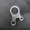 Lightweight Titanium Alloy Rope Buckle 52*36mm Camping Cord Tensioners  Knotting Tool