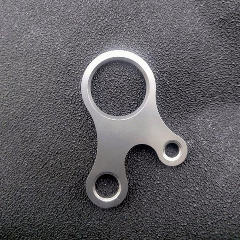 Lightweight Titanium Alloy Rope Buckle 52*36mm Camping Cord Tensioners  Knotting Tool