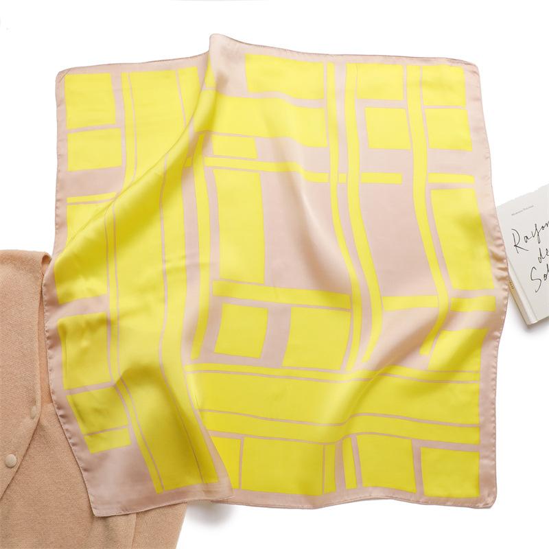 

70 * 70 см новый шелковый маленький квадратный шарф для защиты шеи женщин профессиональный шарф универсальный шарф для волос шарф 70*70CM