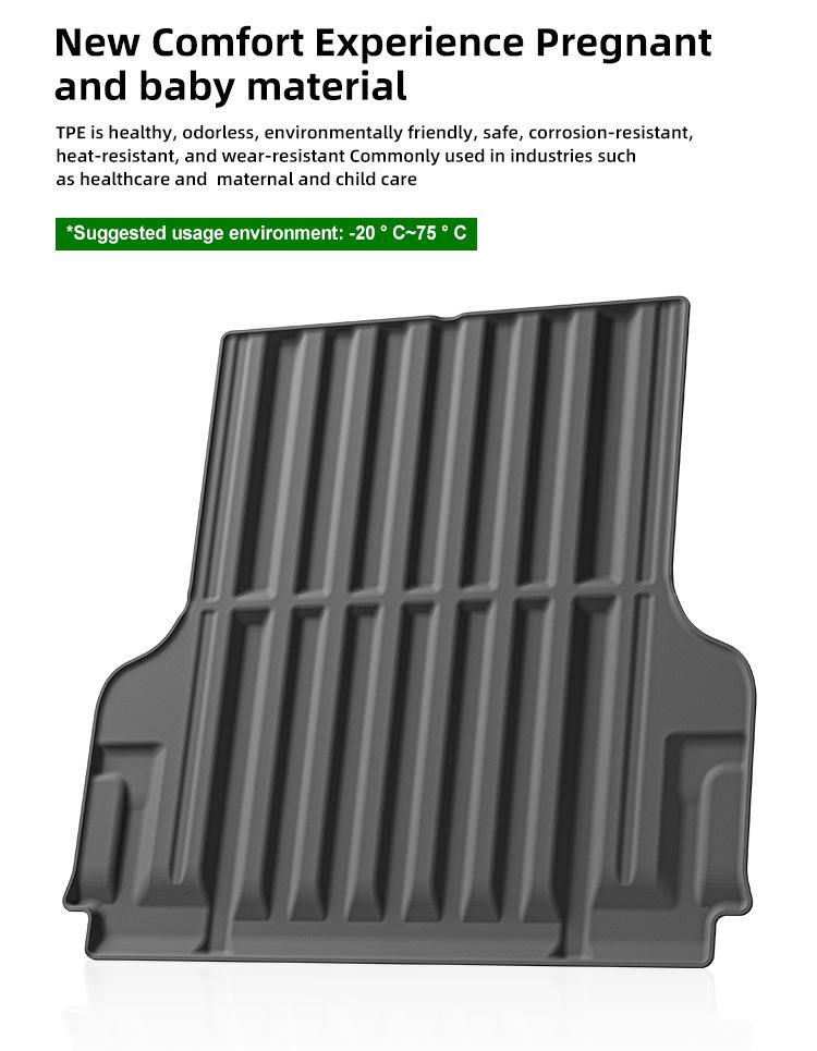 Nissan Frontier 2022-2024 TPE Rear Floor & Trunk Mats