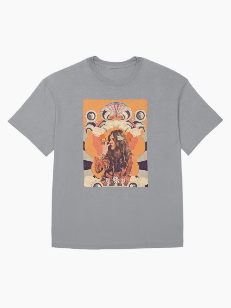 Janis Joplin Fresh Orange Clouds Oversized T-Shirt