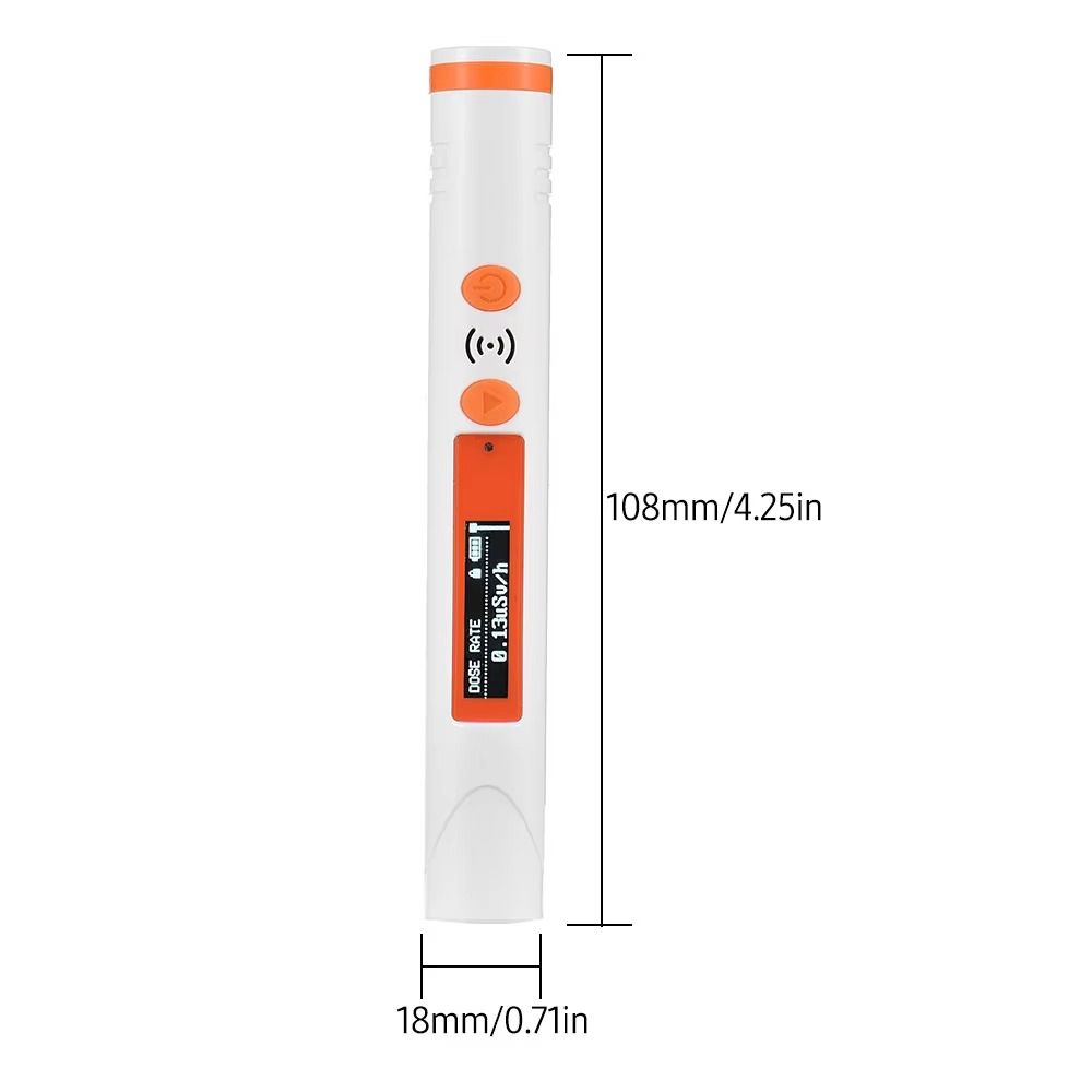 Portable Nuclear Radiation Detector Handheld Dosimeter Sound Portable Detector  Beta Ray Detection