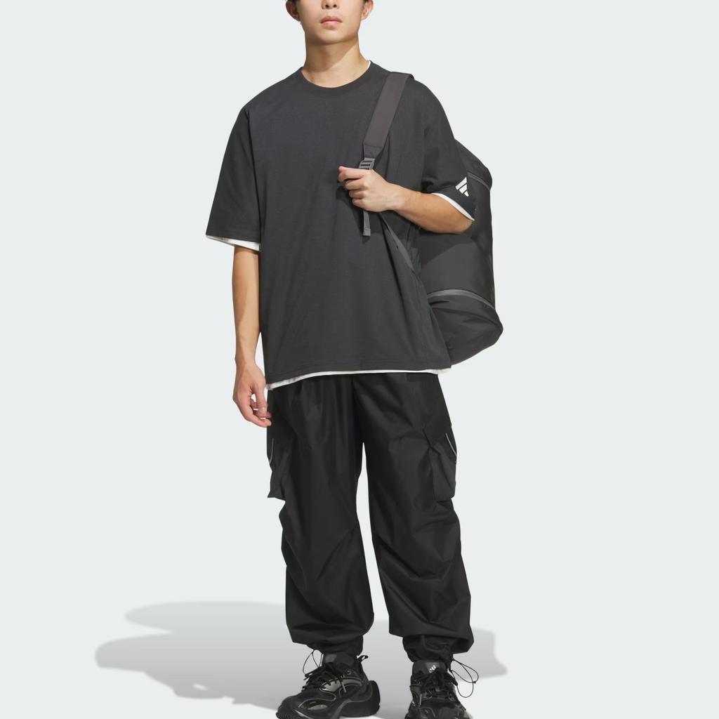 Adidas Calças de Fato de Treino Largas Confortáveis Cargo Esportivas Masculinas KF0679