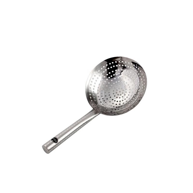 

Thickened Stainless Steel Short Handle Slotted Spoon