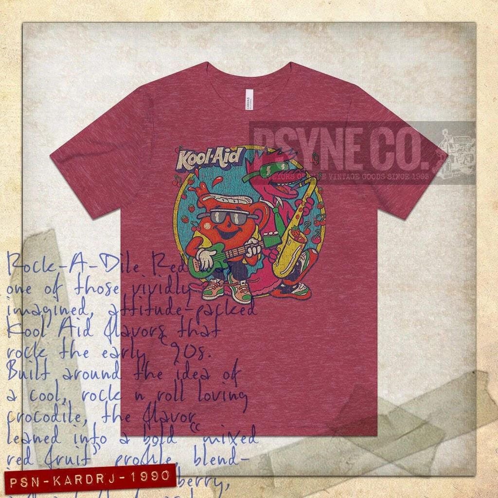 

Rock-A-Dile Red Jam 1990 Vintage Men s T shirt S