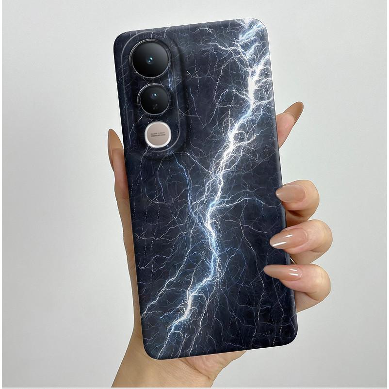 For Vivo V50 Lite 5G Phone Case Aesthetic Luxury Soft Silicone Shockproof Camera Lens Protective Back Covers Anti Slip Fundas