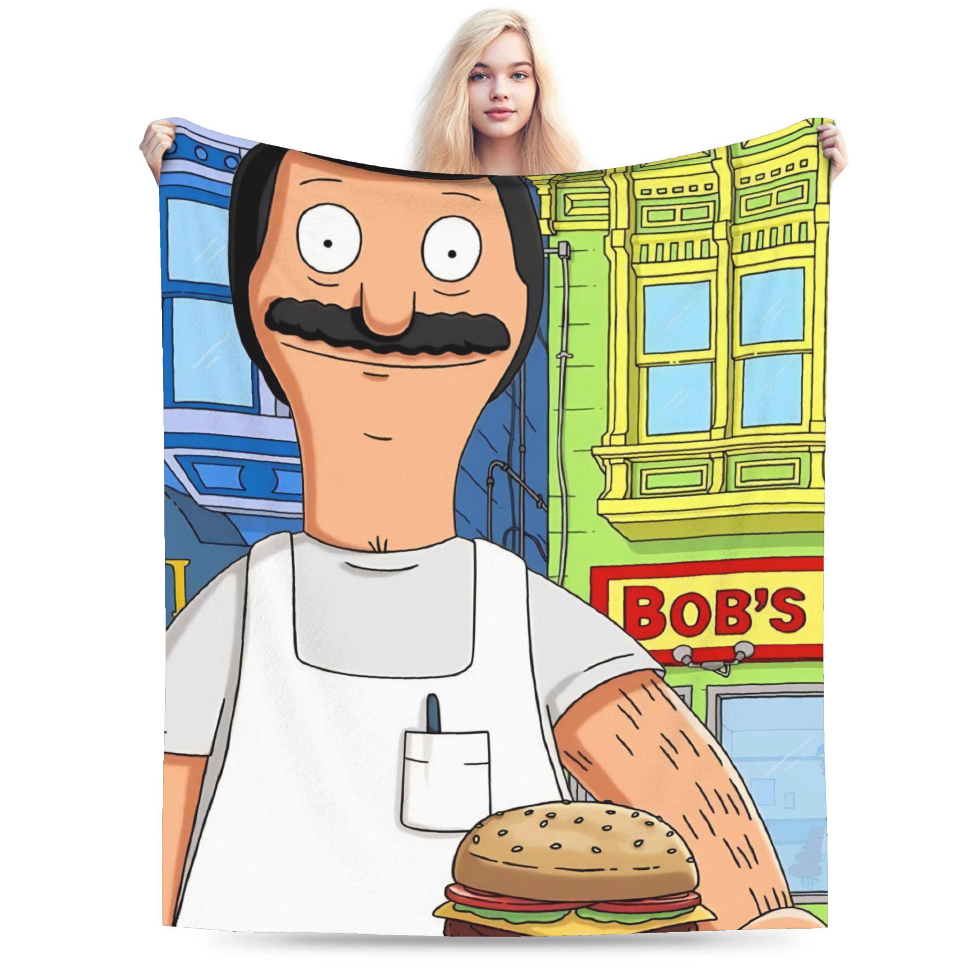 

Bob Burgers Plush Blanket Child Flannel Throw Blanket For Living Room Warm Soft Design Quality Bedspread Gift 75cmx90cm