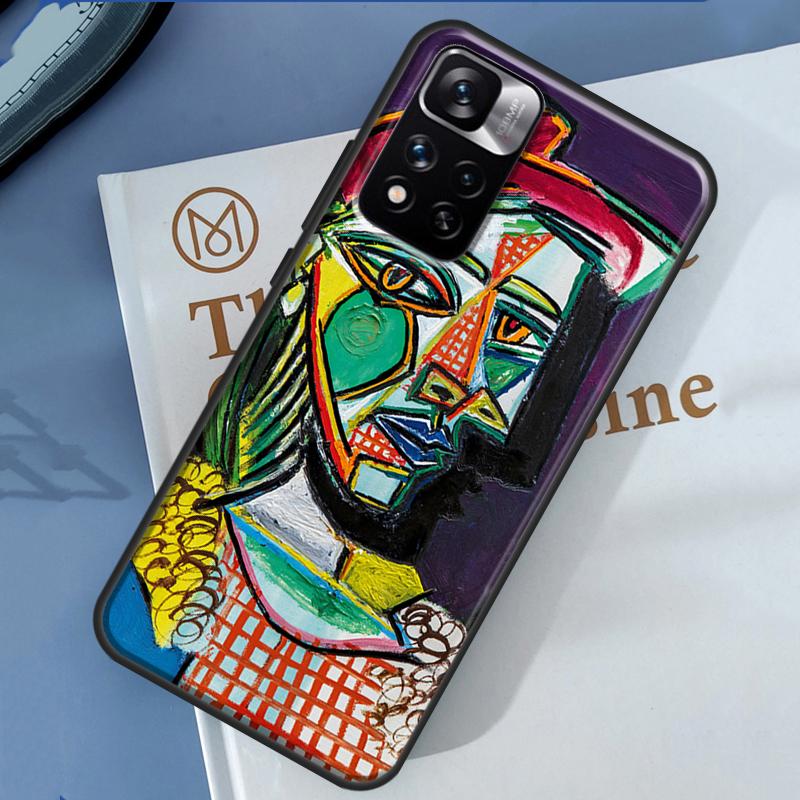 Picasso Abstract Art Painting Case For Xiaomi Redmi Note 14 13 11 9 10 12 Pro 9S 10S 11S 12S Redmi 10C 12C 13C 14C Cover