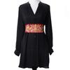 Satin Corset Belt Cloth Waistband Vintage Waist Belt  Women
