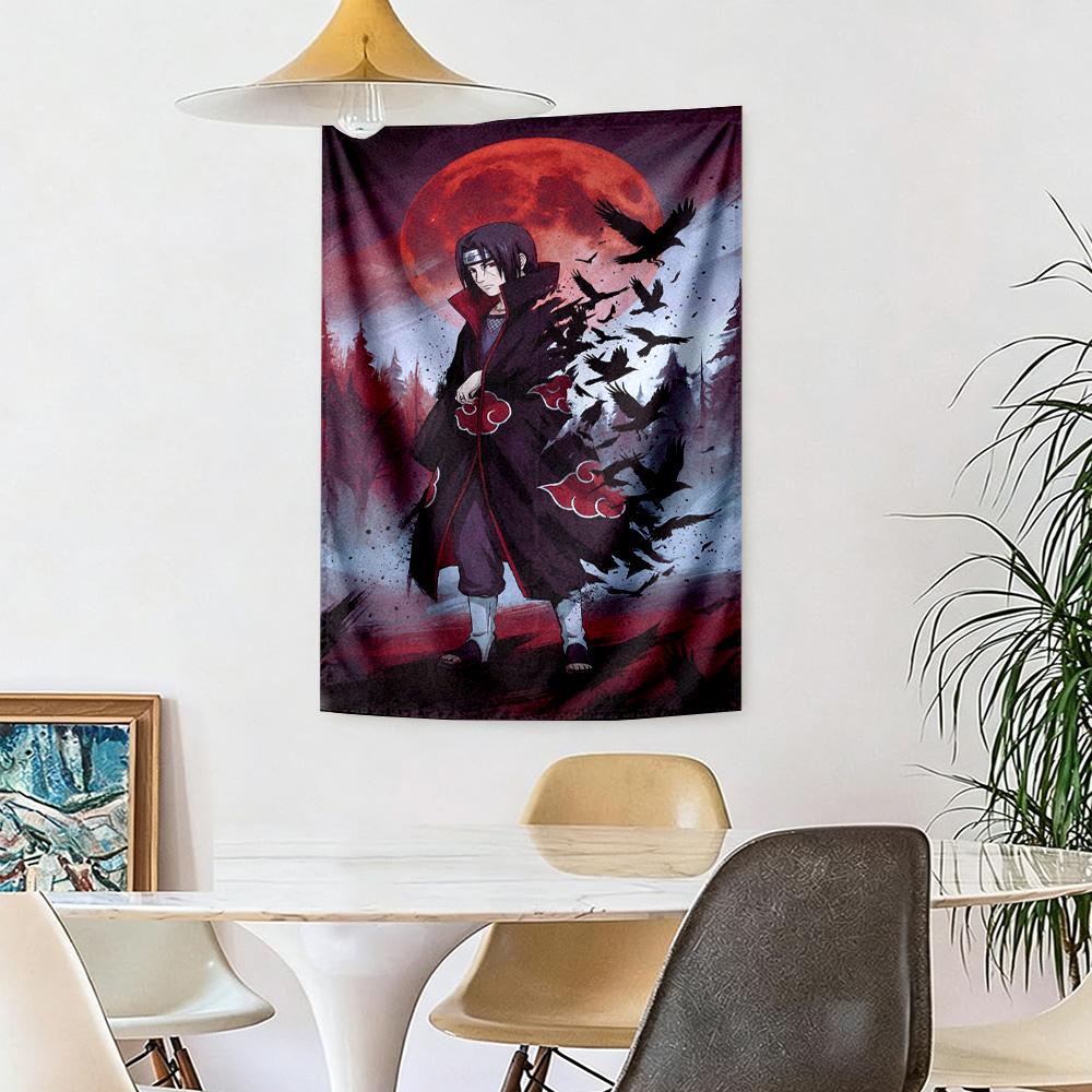 Naruto Retro Tapestry Retro Boho Perfect for Dorm Wall Balcony Reading Corner All Season Hand Painted Style Gift for Birthday