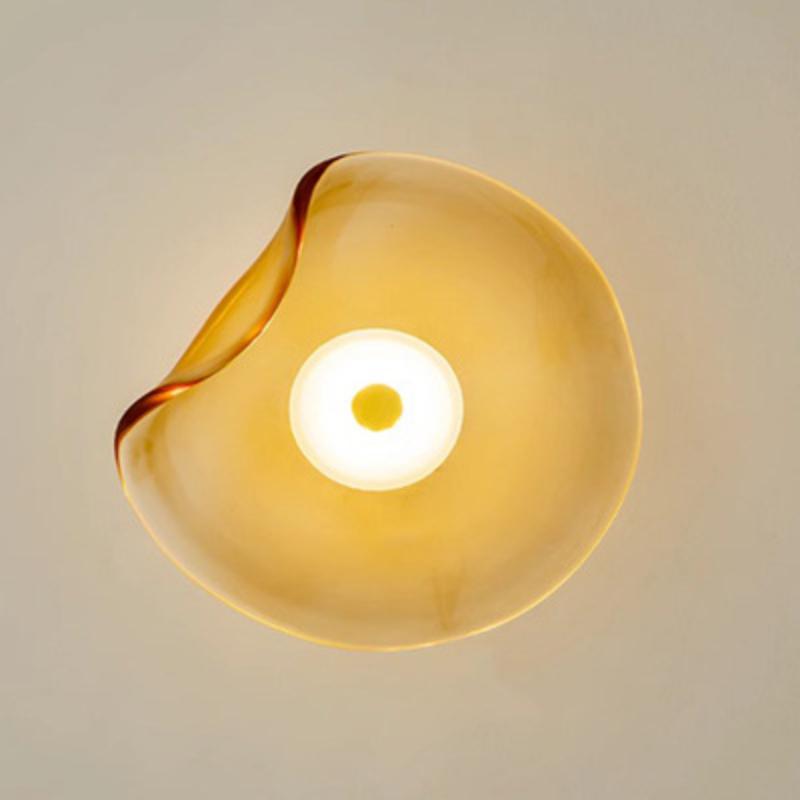 Japanische Retro-Schlichtheit Glas-Wandleuchten Moderne Nordische Schlafzimmer-Wohnzimmer-Wandpaneelleuchte Eingangsbereich-Beleuchtung Heimdekoration LED