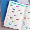 Portable A5 2027 Planner with Monthly & Weekly Plan Pages 365 Days Agenda Book Efficiency Schedule Notebook School Office