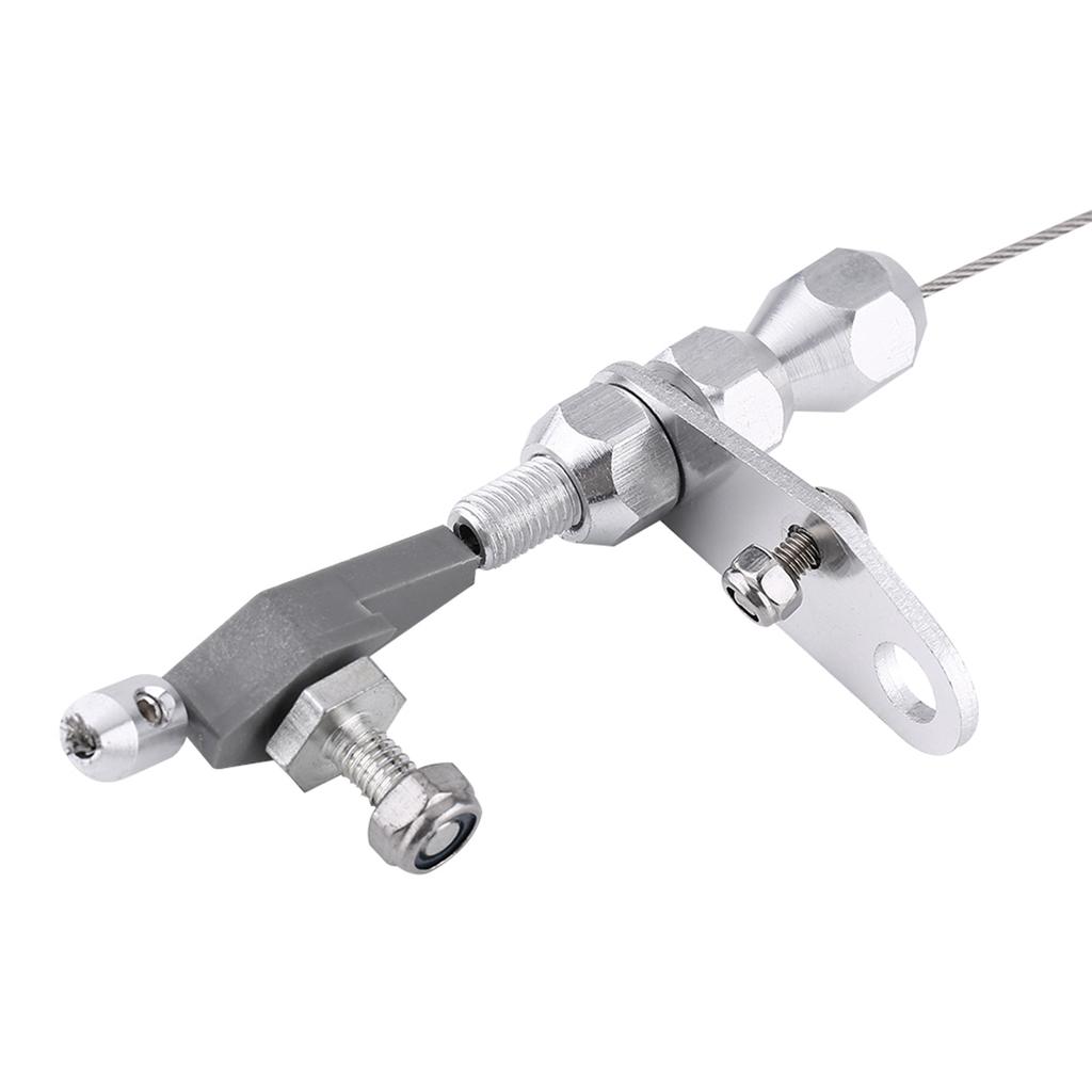 For Chevy TH350 Stainless Steel Braided Transmission Throttle Cable Detent Kickdown