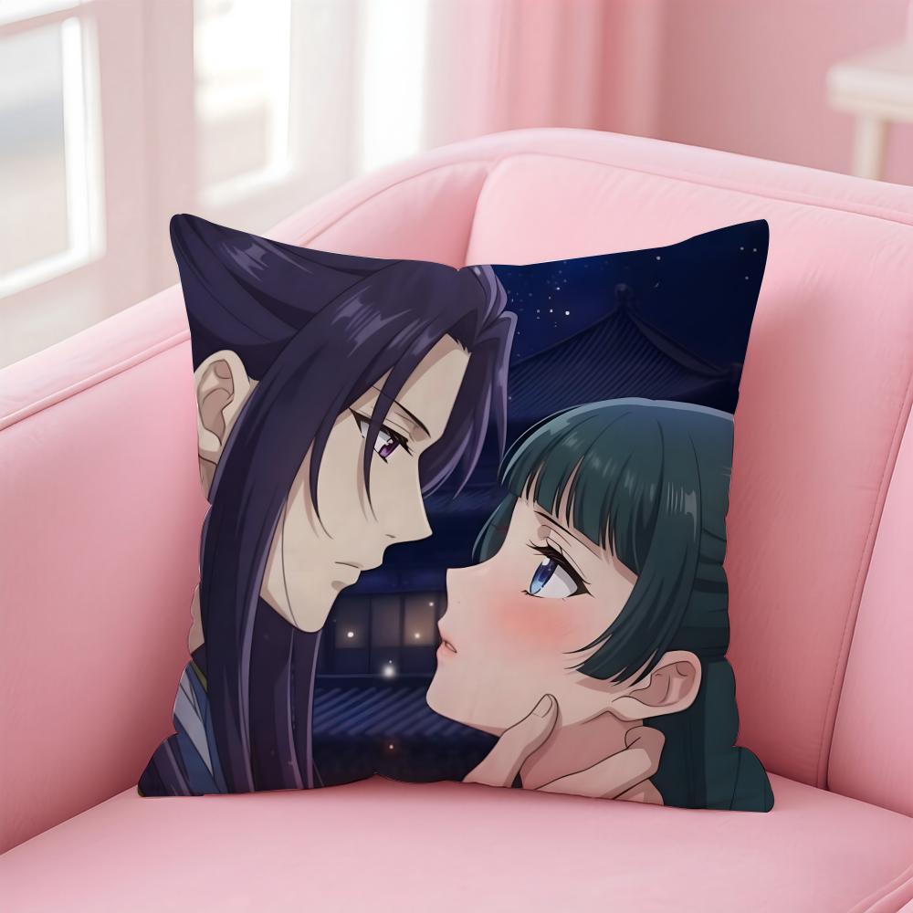 Anime Healing The AApothecary DDiaries Cushion Cover Pillow Case Soft Skin Friendly Fabric Comfort  Concealed Zipper
