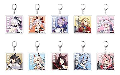Azur Lane Trading Acrylic Keychain Vol.1 BOX Product 1 BOX = 10 pieces, 10 types in total