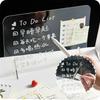 Desktop Transparent Luminous Acrylic Message Board. Night Light Reminder Board with Erasable Writing Function