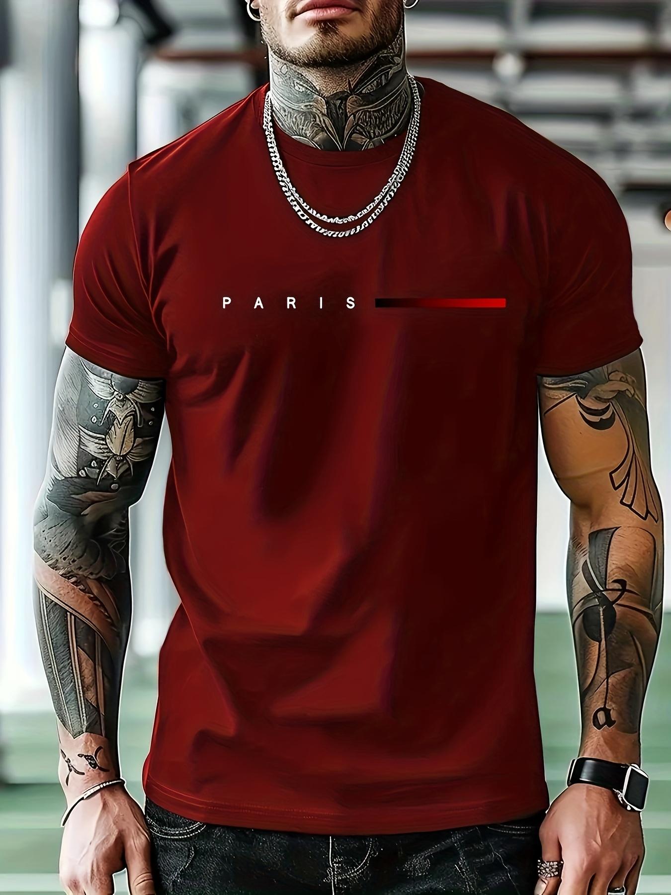 

Crew Neck Short Sleeve Summer T-shirt XXXL
