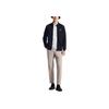 Anta Training Series Logo Stand Collar Zip Long Sleeve Jacket Men Jackets Basic-Black 152447731-3