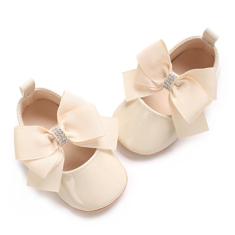 Spring and Autumn Baby 0-1 Year Old Princess Shoes Baby Shoes Baby Shoes Learning Shoes Cute Bow Women's Treasure Shoes