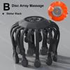 20 Octopus Claw Head Massager Electric Red Light Therapy Relief Scalp Massage Stimulators Orange Vibration Hair Head Massager