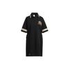 Dress Women's Black (Unisex) Short-Sleeved Dresses HS1929