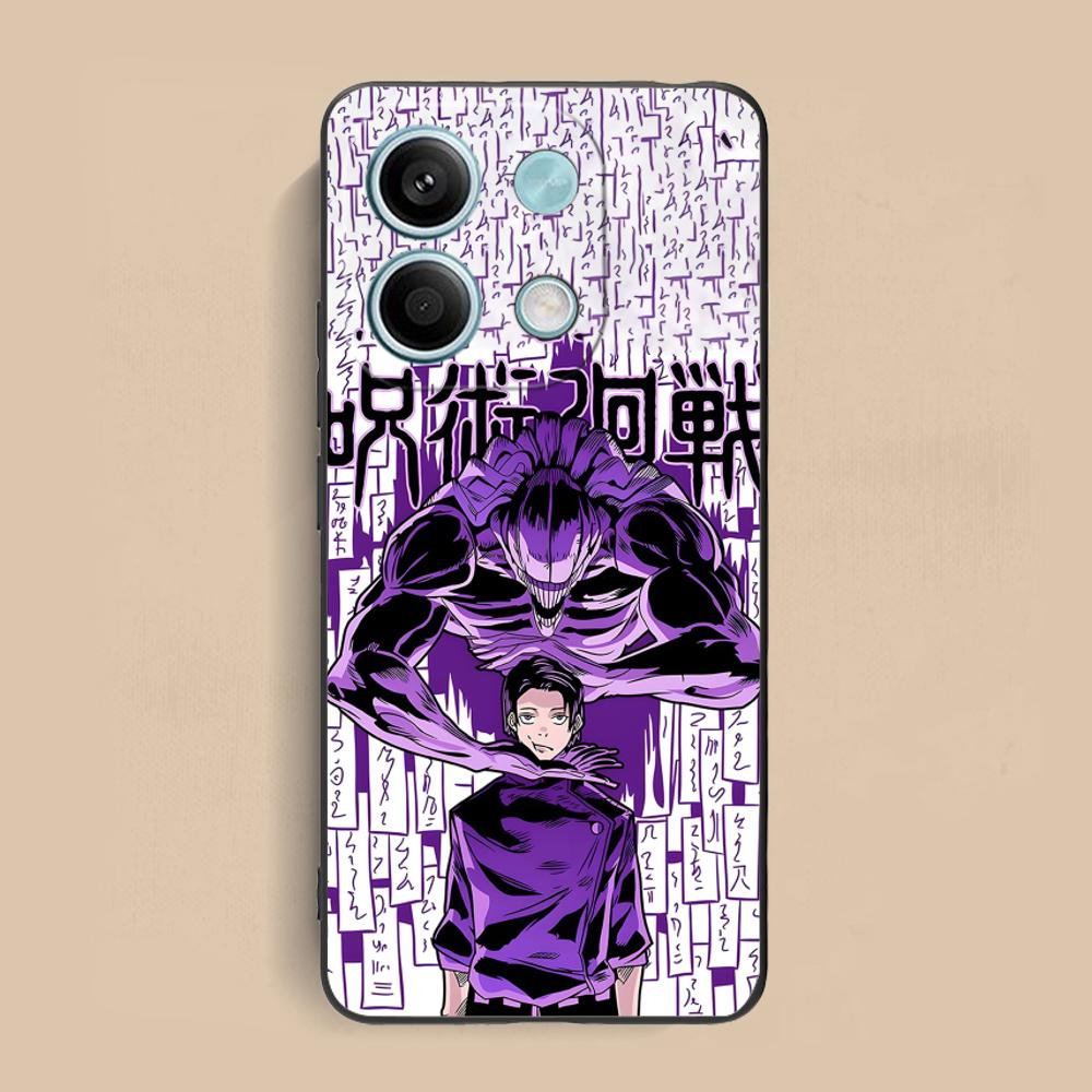 

Jujutsu Kaisen Yuta Okkotsu Phone Case for Xiaomi Redmi 15 14 13 12 A5 3 2 1 C Plus 4G 5G Colorful Printing Cover Luxury Pretty Redmi A1+