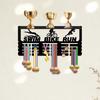 Wall Mounted Display Rack with Hooks for Awards and Medals
