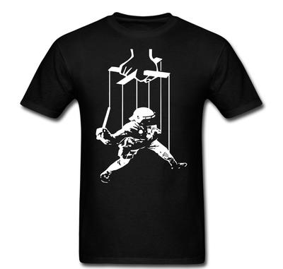 Anarchie Protestation anti Police T-shirt Marionnette