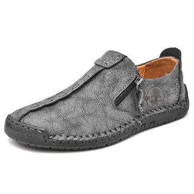 Plus Size Soft Leather Shoes Men Loafers Comfortable Casual Driving Shoes Moccasins Man Flats Shoes