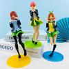 5Style Anime Figure Ichik 18CM School Uniform The Quintessential Quintuplets Model Dolls Toy Gift Collec Nakano Nino Miku