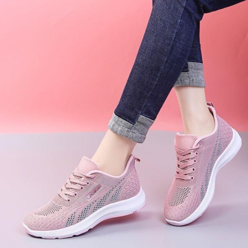 Fashion Women Sneakers Casual mesh shoes Summer Breathable Women Shoes Anti Slip Wear-resistant Platform Sneakers Zapatillas De Mujer